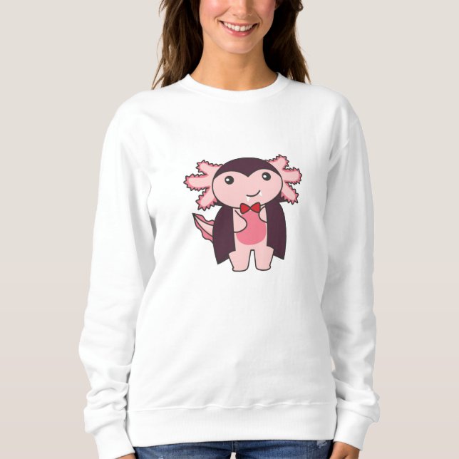 Sweatshirt Axolotl Halloween (Devant)