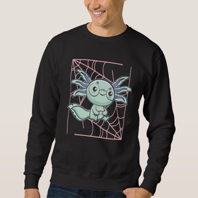 Sweatshirt Axolotl Poisson Jouer Jeux Vidéo Jote Gamesolotl G (Devant)