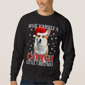 Sweatshirt Ayez Un Corgi Petit Noël