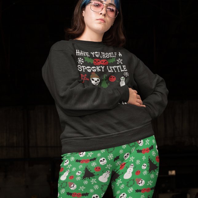 Sweatshirt Ayez un petit Noël Éffrayant (Créateur téléchargé)