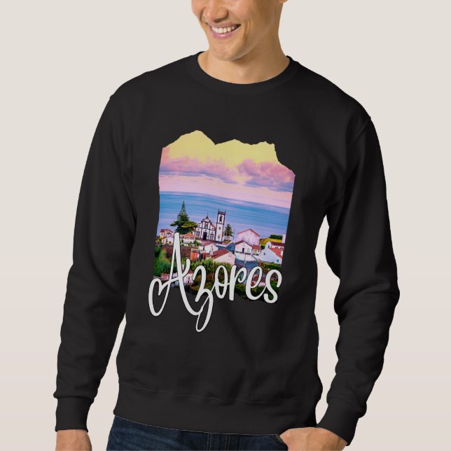 Sweatshirt Azores Portugal Portuguese Roots Azores Souvenirs (Devant)