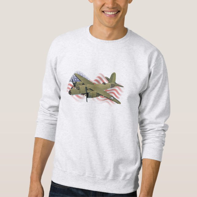 Sweatshirt B-26 Marauder Patriotic 2ÈME GUERRE MONDIALE - Bom (Devant)
