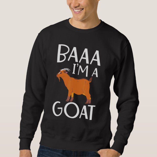 Sweatshirt Baaaa Je Suis Une Chèvre Billy Chèvre (Devant)