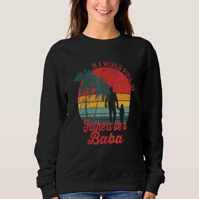 Sweatshirt Baba arabe père arabe Fête des pères arabe (Devant)