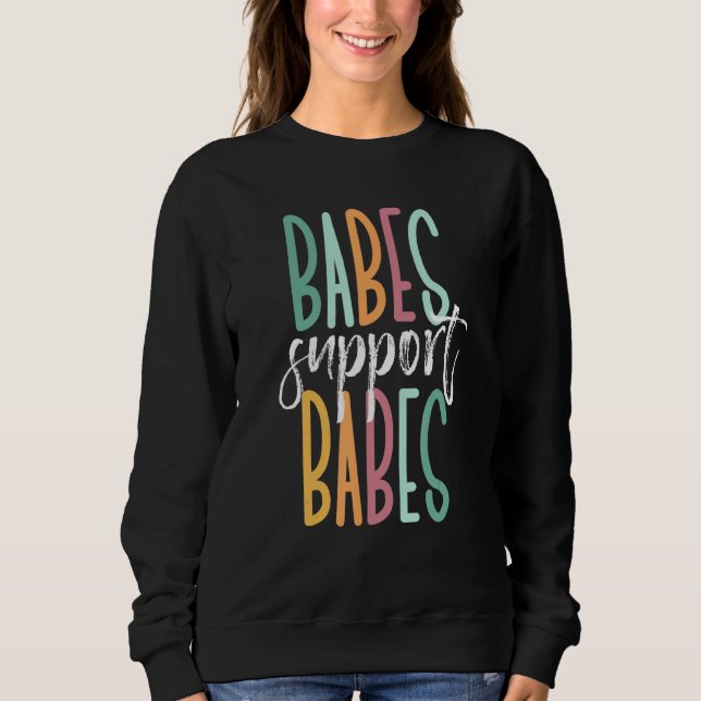 Sweatshirt Babes Soutien Babes (Devant)