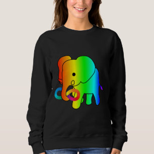 Sweatshirt Baby Elephant Autism Acceptance Active