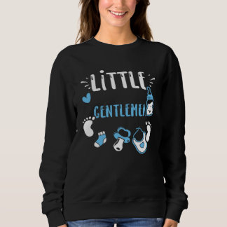Sweatshirt Baby Little Gentlemen  Baby Boy Sayings