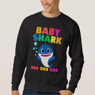 Sweatshirt Baby Shark Doo Doo Baby Maman Papa Enfants
