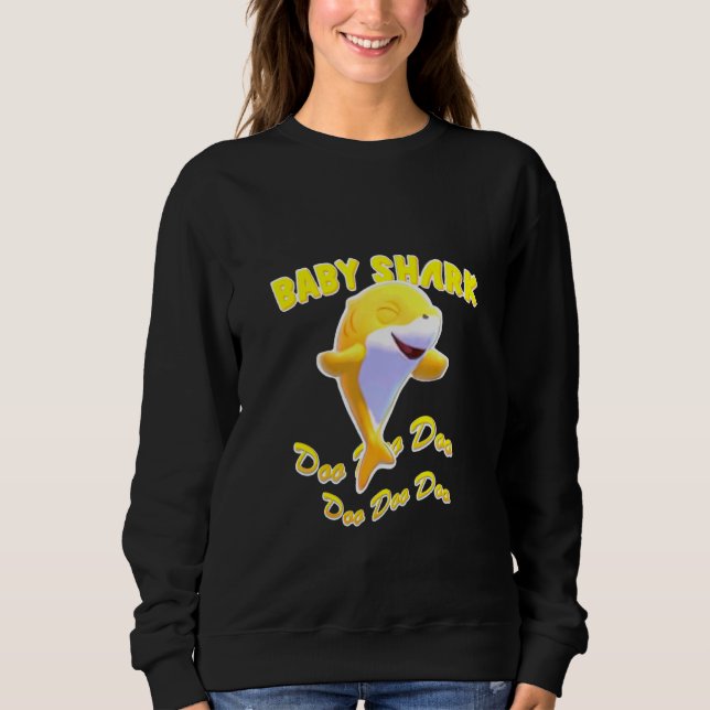 Sweatshirt Baby Shark Doo Doo Doo - Design pour enfants (Devant)