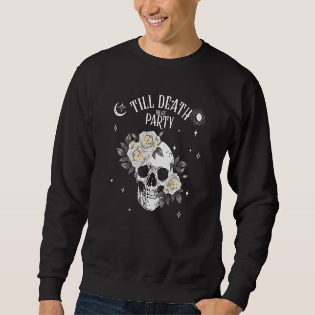 Sweatshirt Bachelorette céleste de Tarot de cuisine gothique (Devant)