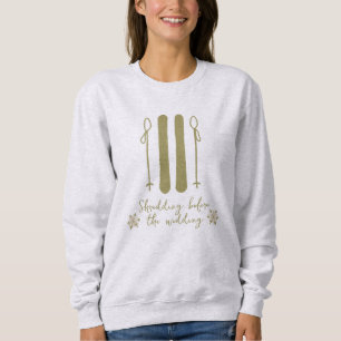Sweatshirt Bachelorette de la mariée de ski d'Apres