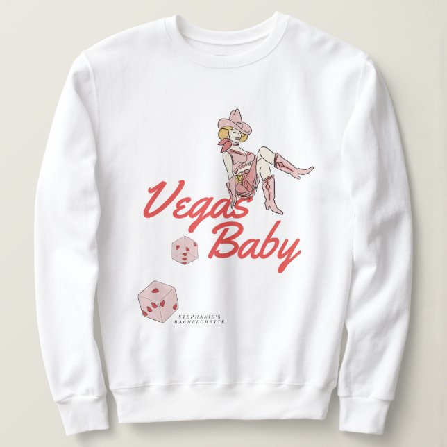 Sweatshirt Bachelorette Las Vegas (Design devant)