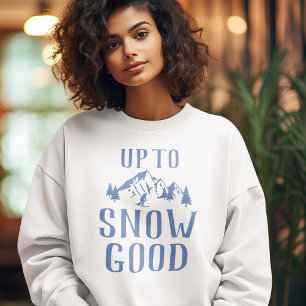 Sweatshirt Bachelorette Ski Drôle Jusqu'À La Neige Bon