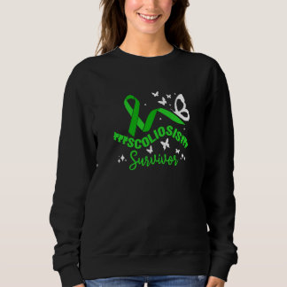 Sweatshirt Back Surgery Recovery Scoliosis Awareness  7