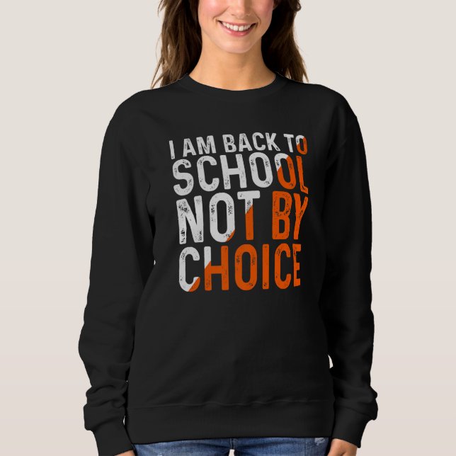 Sweatshirt Back To School Outfit For Teens & Toddlers Typogra (Devant)