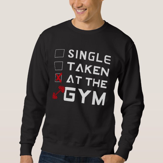 Sweatshirt Backprint Single Taken Gym Forgiving Gym Training (Devant)