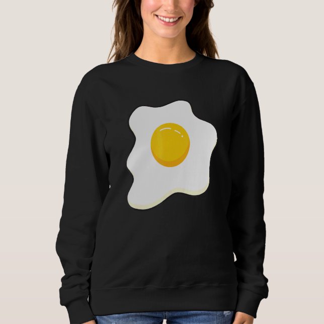 Sweatshirt Bacon Et Oeufs Meilleur Ami Couples Correspondants (Devant)