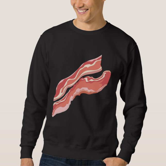Sweatshirt Bacon Halloween Breakfast Matching Couples Costume (Devant)