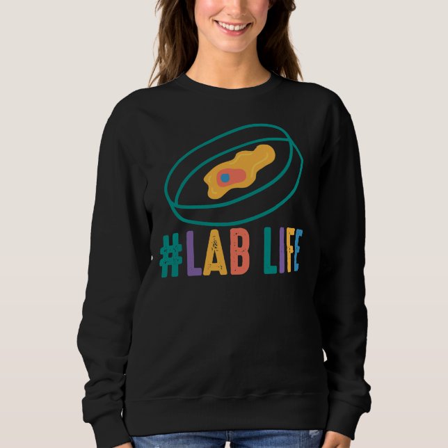 Sweatshirt Bactériologie de la vie active Plaque d'agrumes La (Devant)