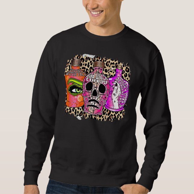 Sweatshirt Bad Witch Energy Leopard (Devant)