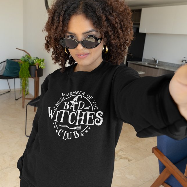 Sweatshirt Bad Witches Club, Fun Halloween (Créateur téléchargé)