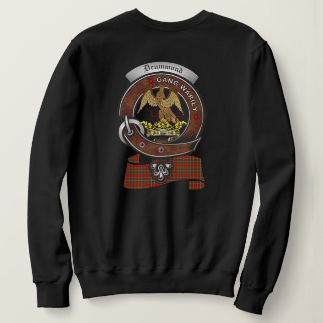 Sweatshirt Badge de clan Drummond pour femmes (Design dos)