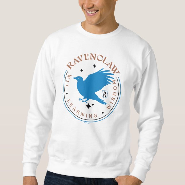 Sweatshirt Badge de fierté de la maison Blue Eagle RAVENCLAW™ (Devant)