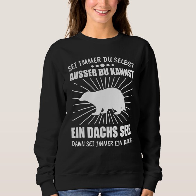 Sweatshirt Badger Badger Honey Badger (Devant)