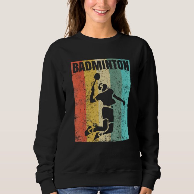 Sweatshirt Badminton Love Team Player Coach 3 (Devant)