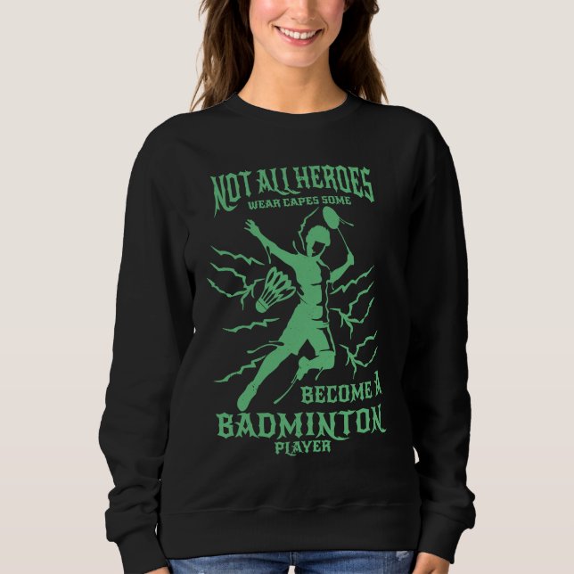 Sweatshirt Badminton Shuttlecock Ball Sport Tennis Shuttlecoc (Devant)