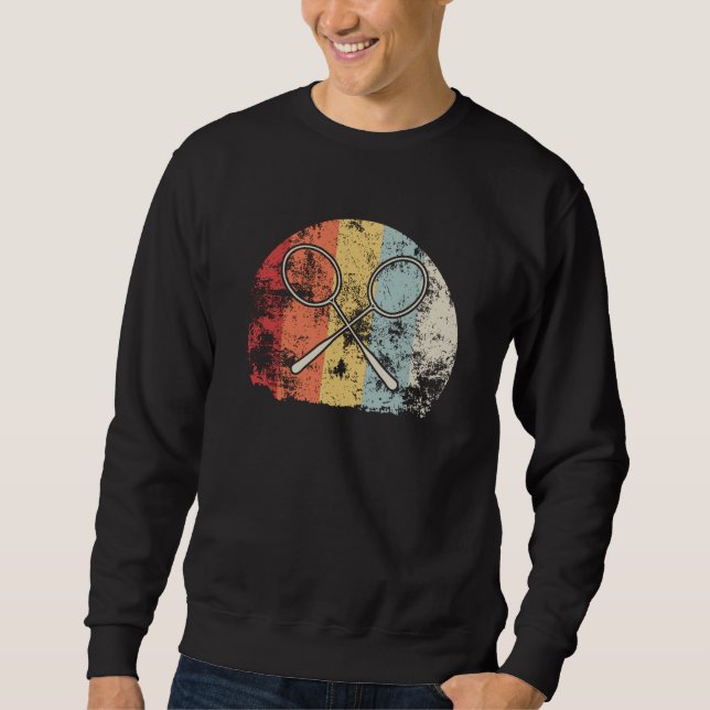 Sweatshirt Badminton Vintage (Devant)