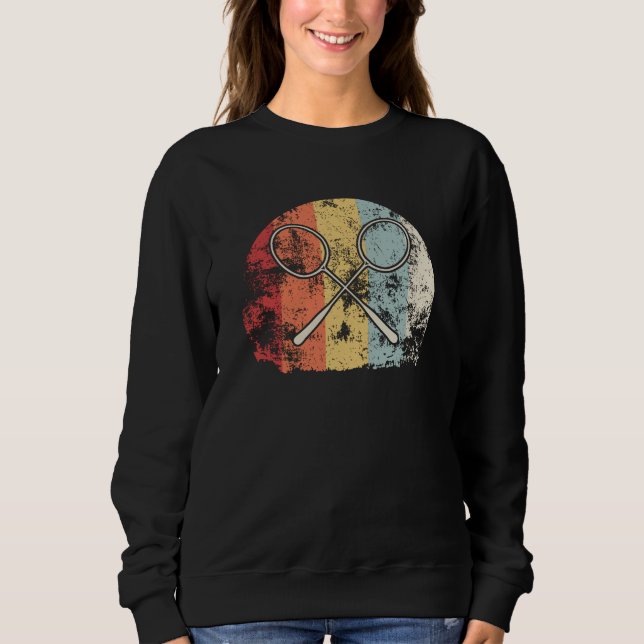 Sweatshirt Badminton vintage (Devant)