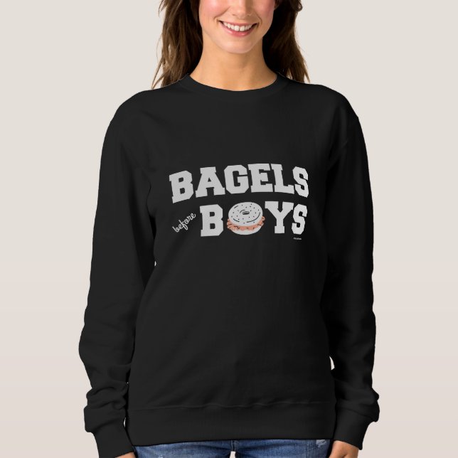 Sweatshirt Bagels Avant Les Garçons Drôle Deli Juif (Devant)