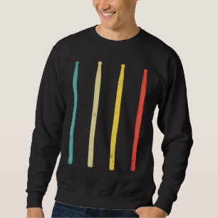 Sweatshirt Baguettes de tambour rétro Baguettes de tambour vi