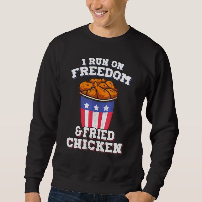 Sweatshirt Baguettes de tambours au poulet frit (Devant)