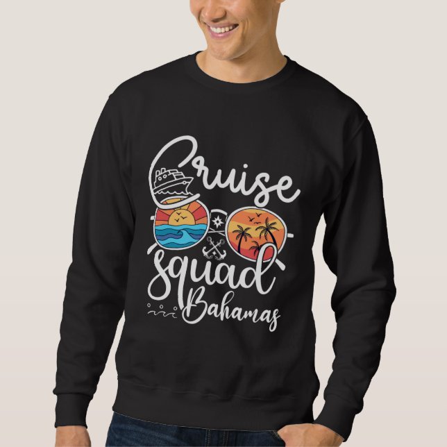 Sweatshirt Bahamas Cruise Squad 2023 Bahamas Holiday Family M (Devant)