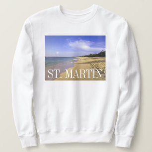 Sweatshirt Baie Longue Long Bay Beach, St-Martin