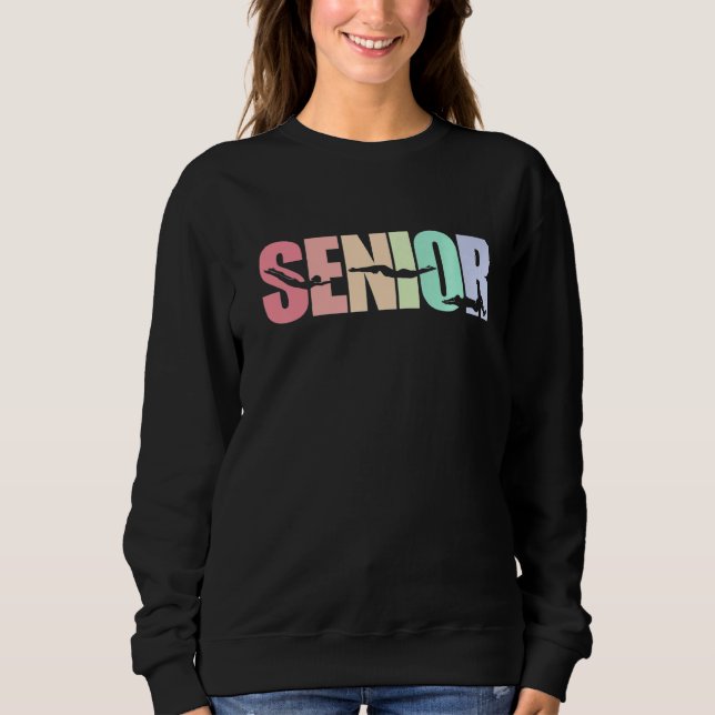 Sweatshirt Baignade Nager Nage senior 1 (Devant)