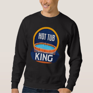 Sweatshirt Bain chaud amusant King Relax Spa Sauna Party Hot