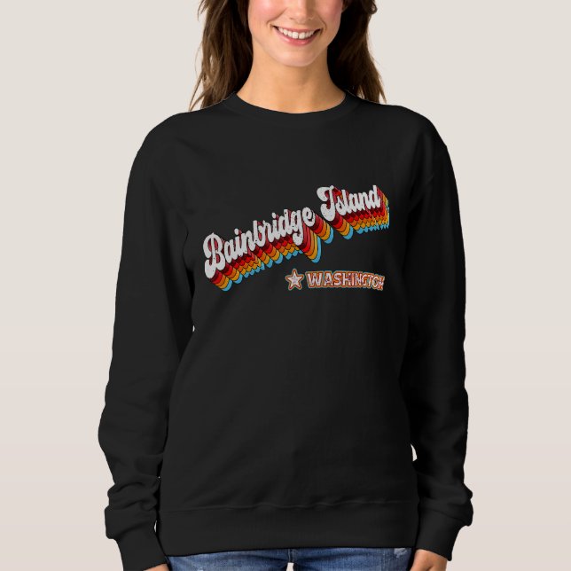 Sweatshirt Bainbridge Island Washington Wa (Devant)