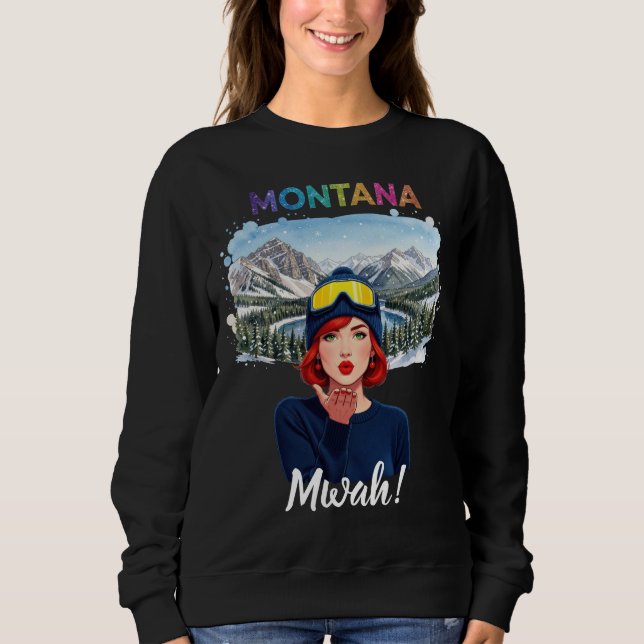 Sweatshirt Baiser Montana (Devant)