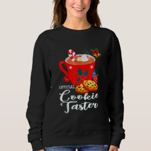 Sweatshirt Bakers de Noël Cookie Officiel Taster Holiday Ba