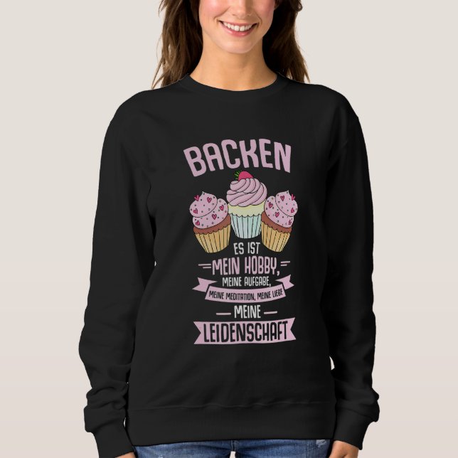 Sweatshirt Bakers Hobby Baking C'est ma passion (Devant)