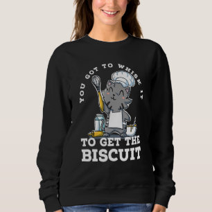 Sweatshirt Baking Kitten Cuite Chef Chat Pun