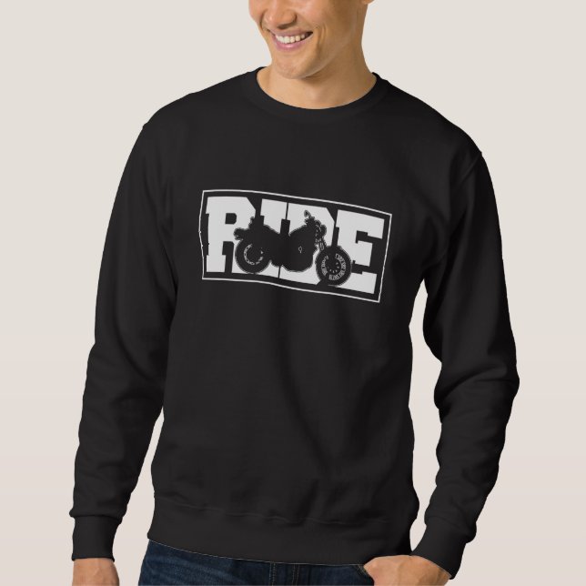 Sweatshirt Balade classique en moto 1 (Devant)