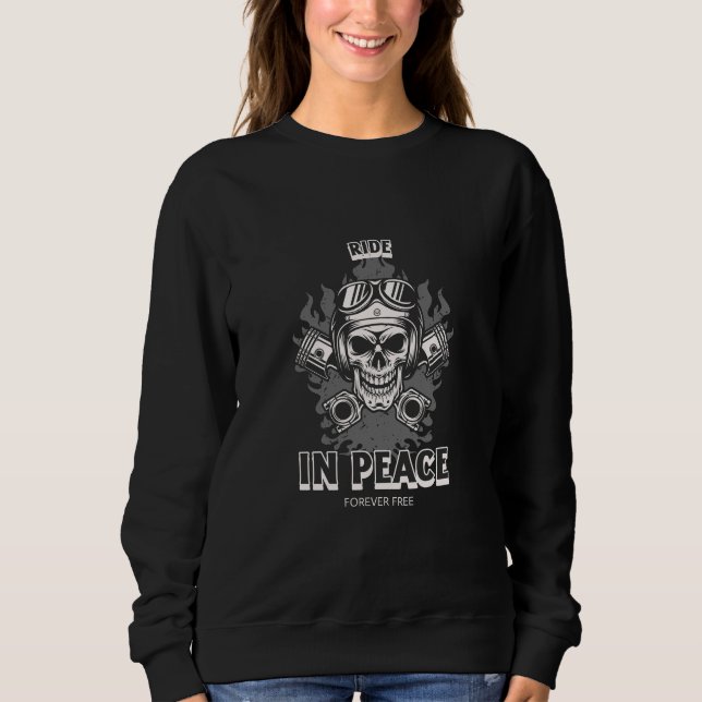Sweatshirt Balade en paix, Forever Free (Devant)