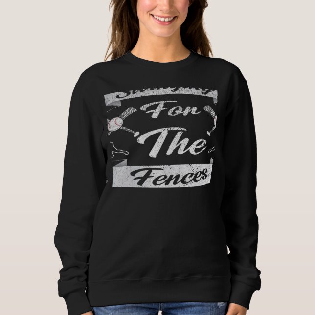 Sweatshirt Balancer pour les clôtures Baseball Mignon Mème  2 (Devant)