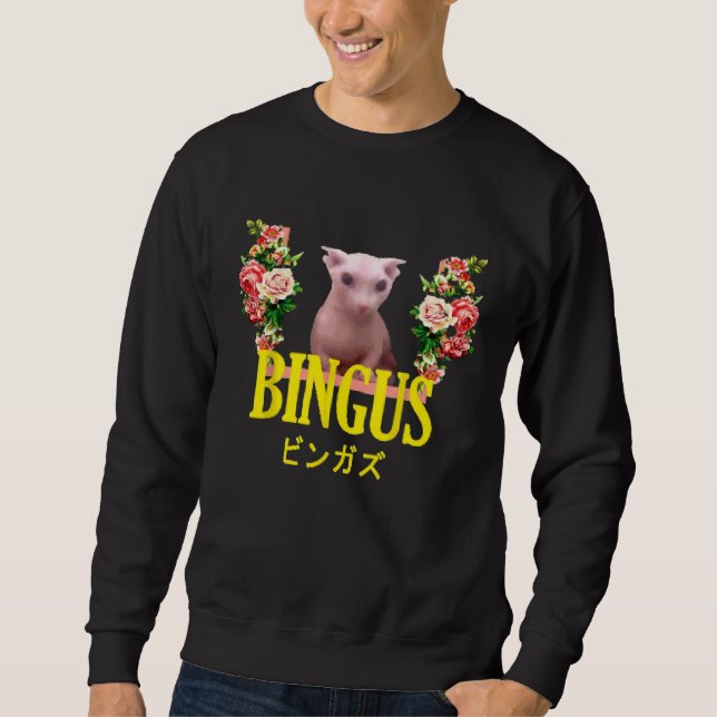 Sweatshirt Bald Bingus Mon Sphynx Chauve Bien-aimé (Devant)