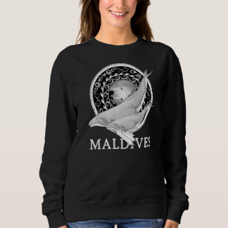 Sweatshirt Baleines à bosse Maldives Plongée 1