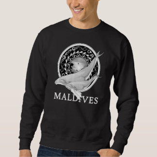 Sweatshirt Baleines à bosse Maldives Plongée 1